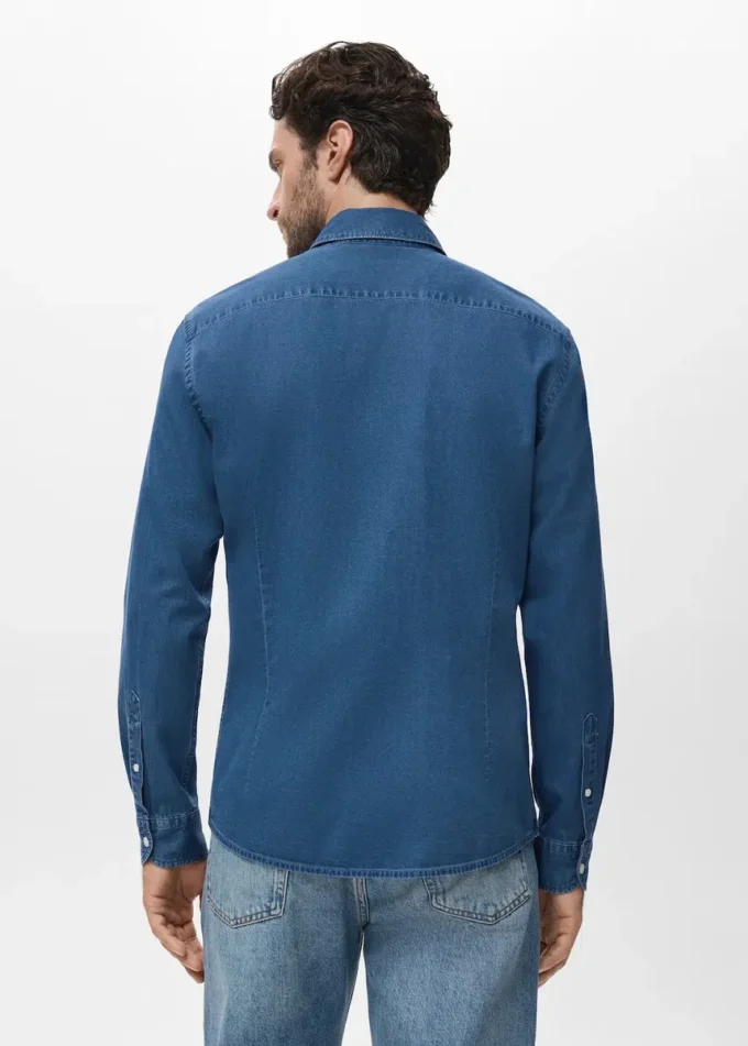 100% bawełna koszula z tkaniny typu chambray 100% bawełna koszula z tkaniny typu chambray