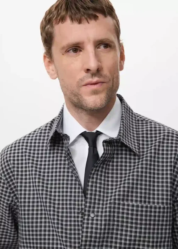 100% bawełna, luźny krój, koszula w kratę 100% bawełna, luźny krój, koszula w kratę