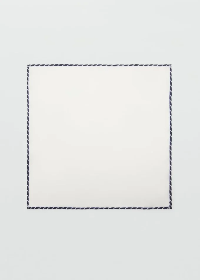 100% jedwabna haftowana chusteczka do kieszeni 100% jedwabna haftowana chusteczka do kieszeni