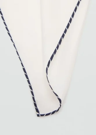 100% jedwabna haftowana chusteczka do kieszeni