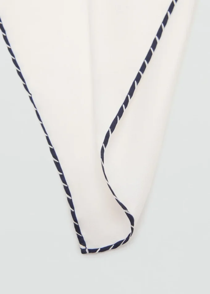 100% jedwabna haftowana chusteczka do kieszeni 100% jedwabna haftowana chusteczka do kieszeni