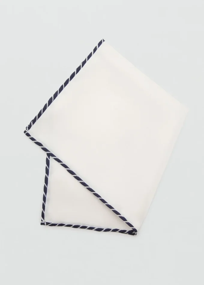 100% jedwabna haftowana chusteczka do kieszeni 100% jedwabna haftowana chusteczka do kieszeni