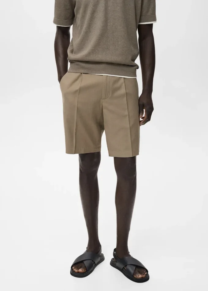 100% lniane bermudy 100% lniane bermudy