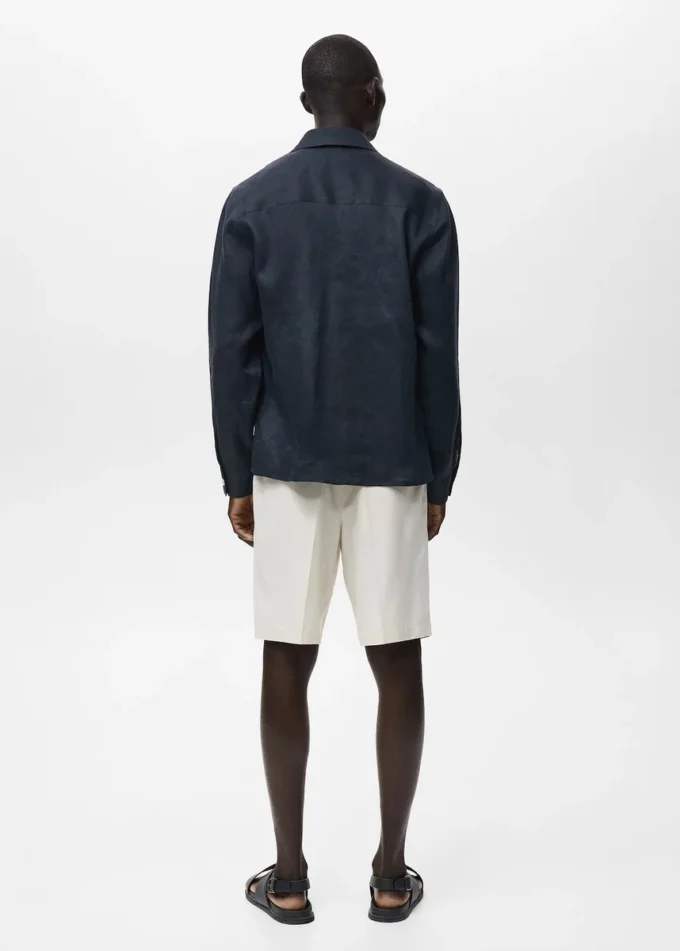 100% lniane bermudy 100% lniane bermudy