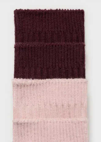 2 pary skarpetek prążkowanych