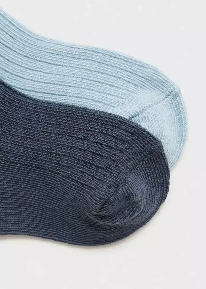 2 pary skarpetek prążkowanych 2 pary skarpetek prążkowanych