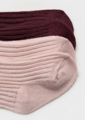 2 pary skarpetek prążkowanych