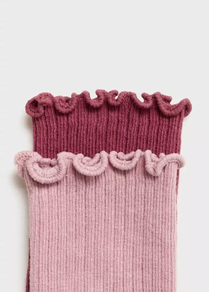 2 pary skarpetek prążkowanych 2 pary skarpetek prążkowanych