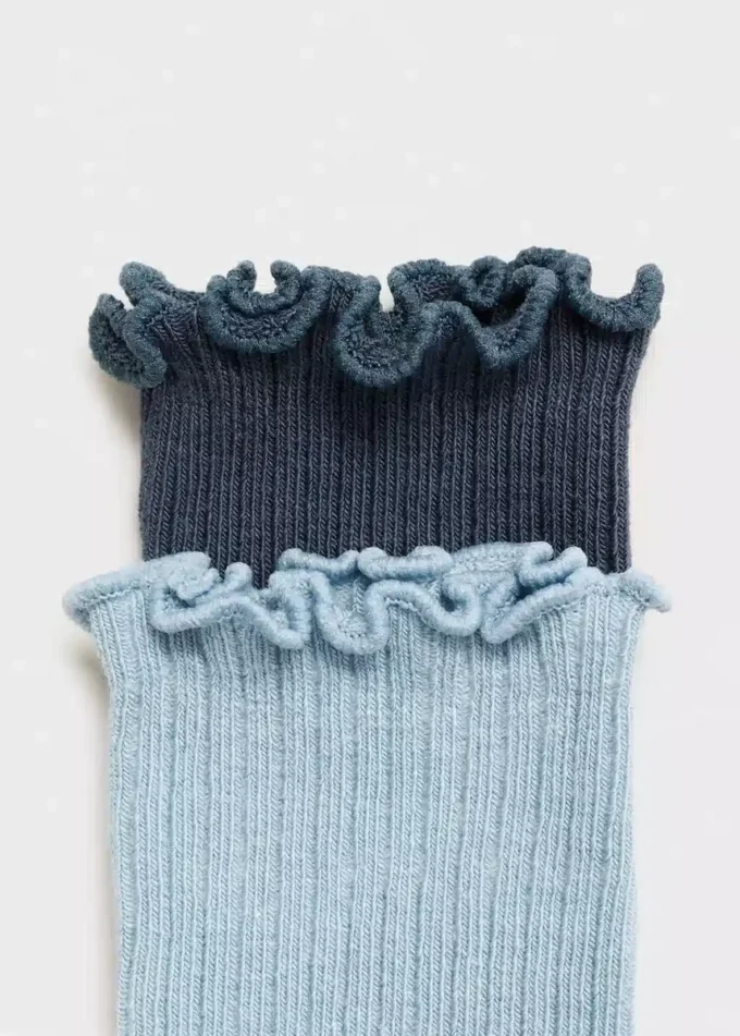 2 pary skarpetek prążkowanych 2 pary skarpetek prążkowanych