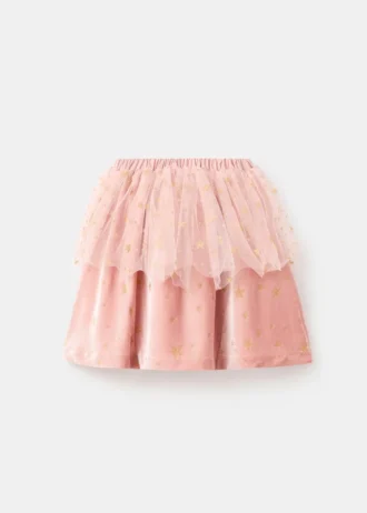 Aksamitna spódnica z gwiazdami