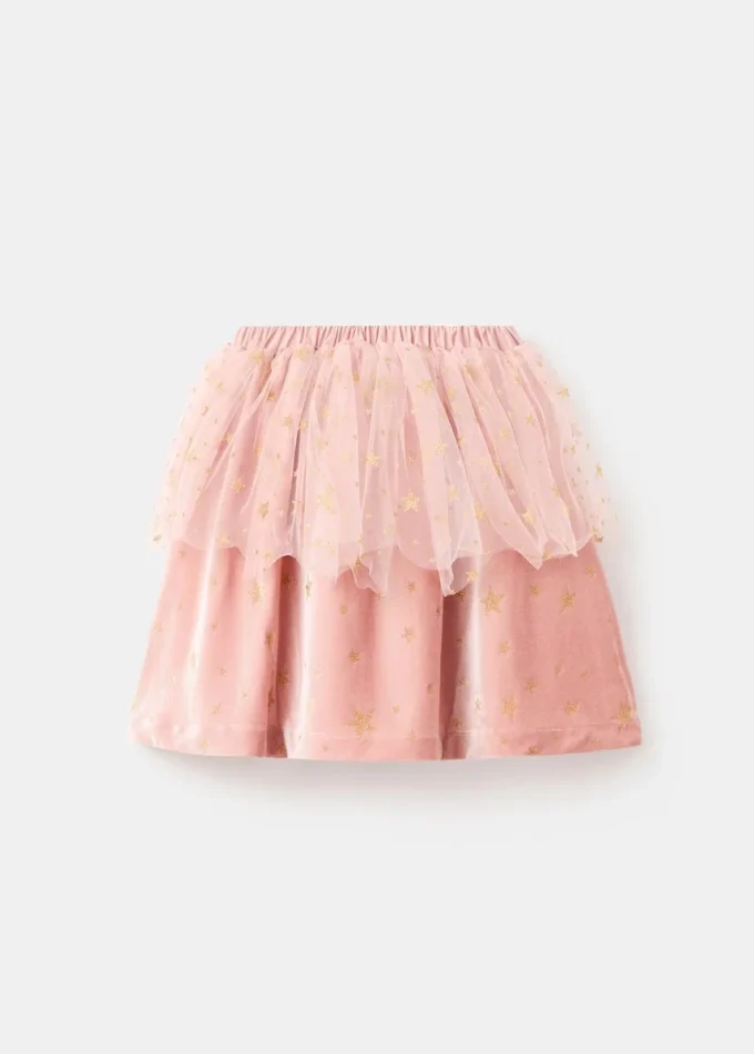 Aksamitna spódnica z gwiazdami Aksamitna spódnica z gwiazdami