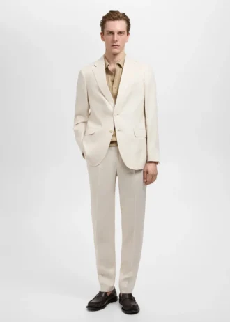 Amalfi 100% len, dopasowana marynarka