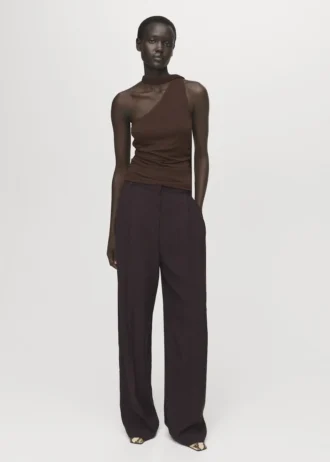 Asymetryczna bluzka z chustą