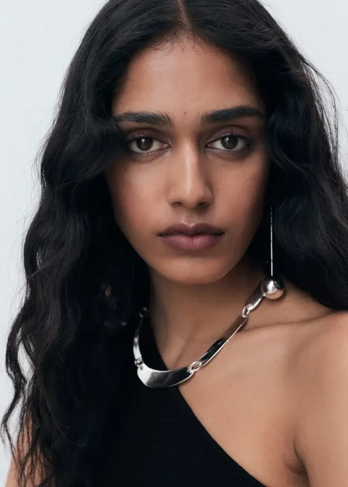 Asymetryczna sukienka z mieszanego dzianiny Asymetryczna sukienka z mieszanego dzianiny