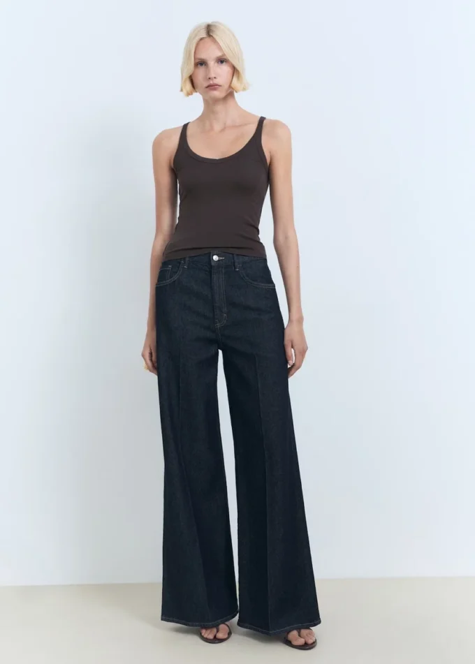 Bawełniana bluzka na ramiączkach Bawełniana bluzka na ramiączkach