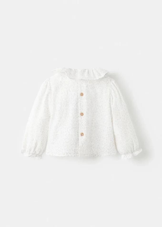 Bawełniana bluzka w kwiatowy wzór Bawełniana bluzka w kwiatowy wzór