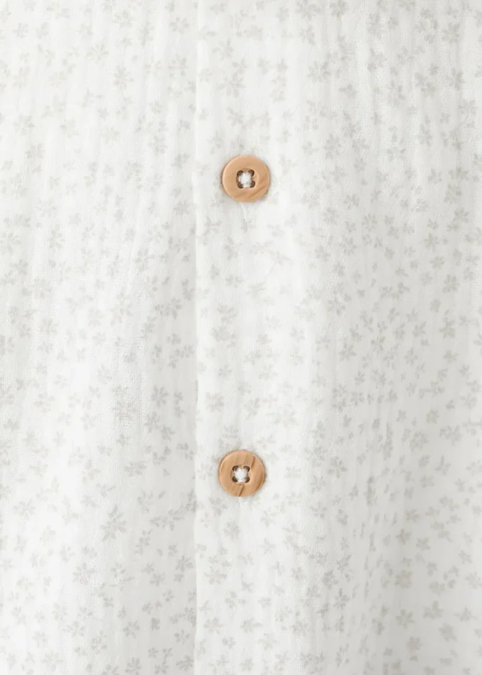 Bawełniana bluzka w kwiatowy wzór Bawełniana bluzka w kwiatowy wzór