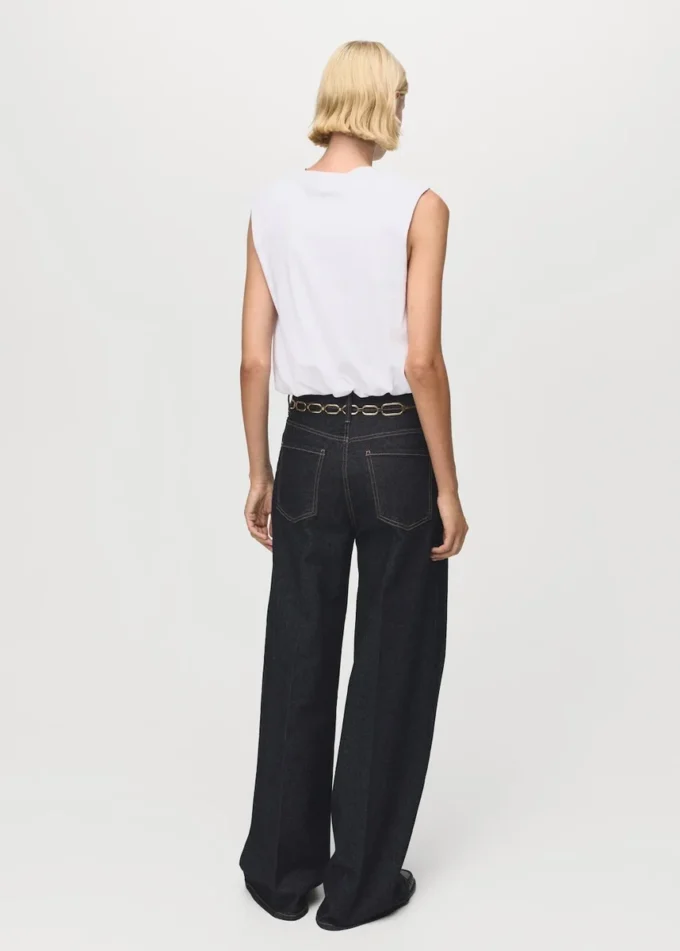 Bawełniana bluzka z balonowymi rękawami Bawełniana bluzka z balonowymi rękawami