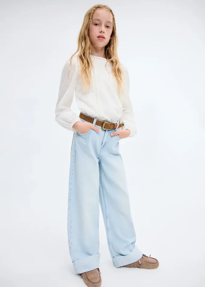 Bawełniana bluzka z koronką Bawełniana bluzka z koronką