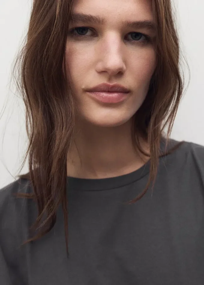 Bawełniana dwuczęściowa piżama z krótkim rękawem Bawełniana dwuczęściowa piżama z krótkim rękawem