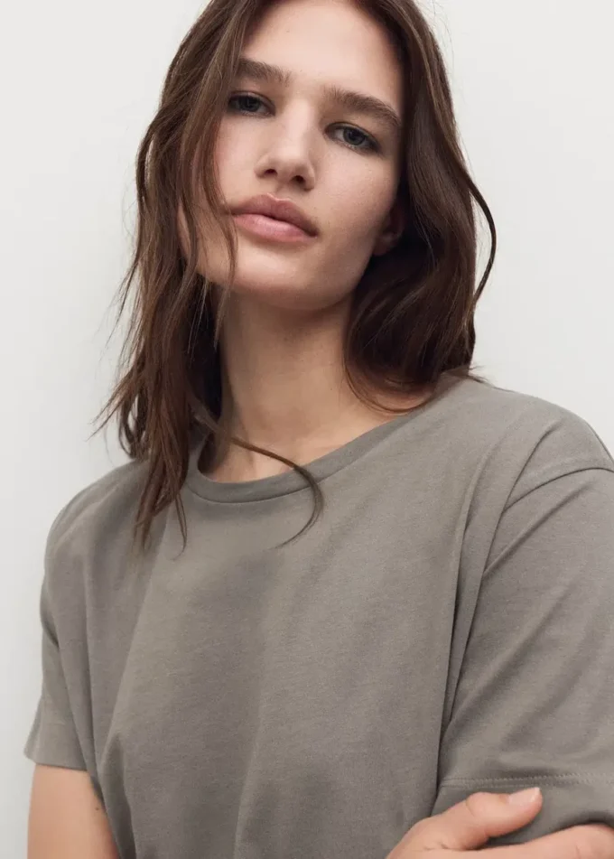 Bawełniana dwuczęściowa piżama z krótkim rękawem Bawełniana dwuczęściowa piżama z krótkim rękawem