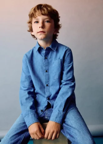 Bawełniana koszula dżinsowa