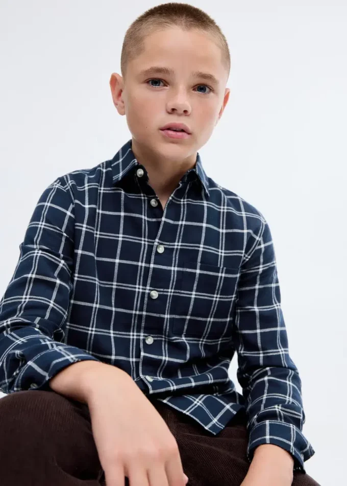 Bawełniana koszula w kratę Bawełniana koszula w kratę