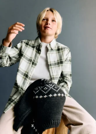 Bawełniana koszula w kratę