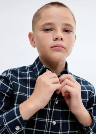 Bawełniana koszula w kratę