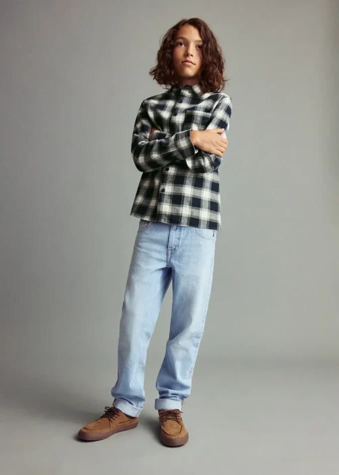 Bawełniana koszula w kratkę Bawełniana koszula w kratkę