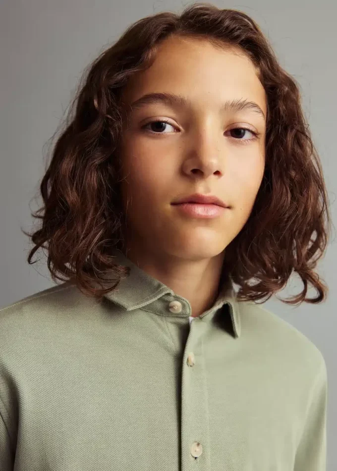 Bawełniana koszula z dzianiny Bawełniana koszula z dzianiny