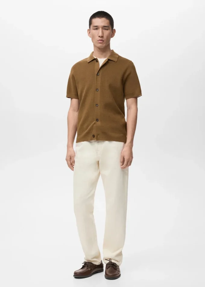 Bawełniana koszula z dzianiny Bawełniana koszula z dzianiny