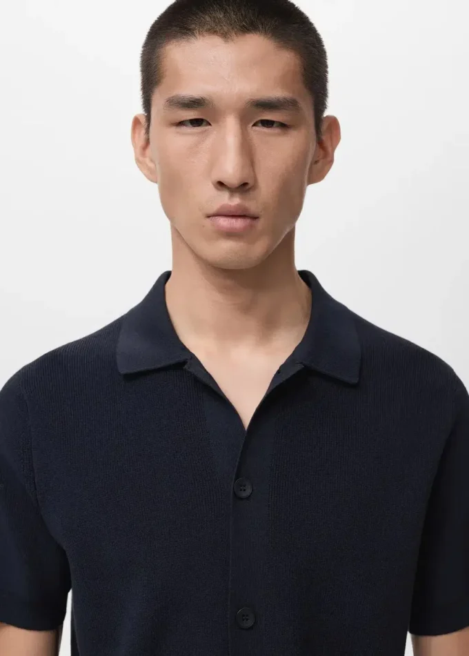 Bawełniana koszula z dzianiny Bawełniana koszula z dzianiny