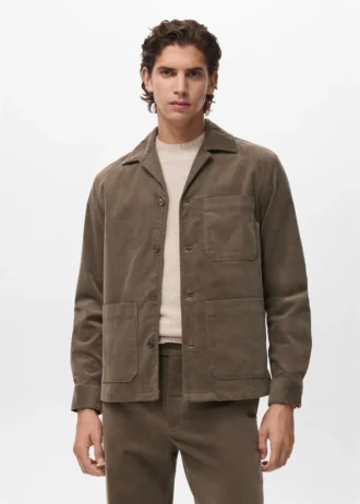 Bawełniana koszula z kieszeniami