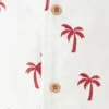Bawełniana koszula z nadrukiem palm Bawełniana koszula z nadrukiem palm
