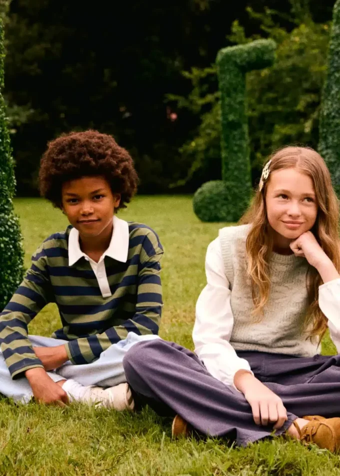 Bawełniana koszulka polo w paski Bawełniana koszulka polo w paski