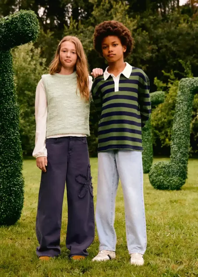 Bawełniana koszulka polo w paski Bawełniana koszulka polo w paski