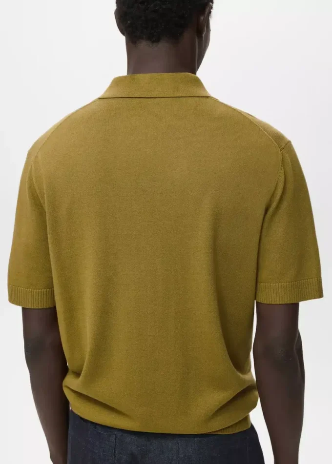 Bawełniana koszulka polo z dzianiny Bawełniana koszulka polo z dzianiny