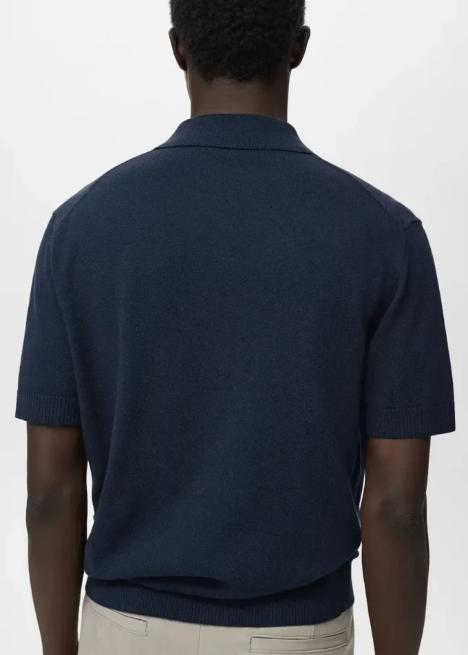 Bawełniana koszulka polo z dzianiny Bawełniana koszulka polo z dzianiny