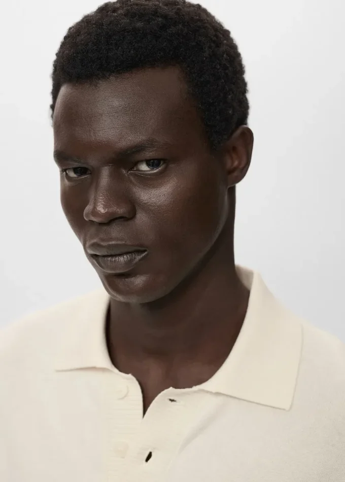 Bawełniana koszulka polo z dzianiny Bawełniana koszulka polo z dzianiny