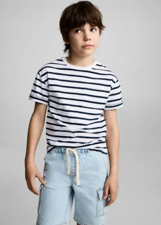 Bawełniana koszulka w paski