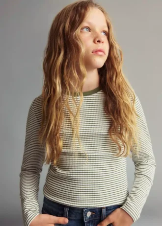 Bawełniana koszulka w paski