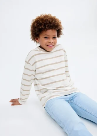 Bawełniana koszulka w paski