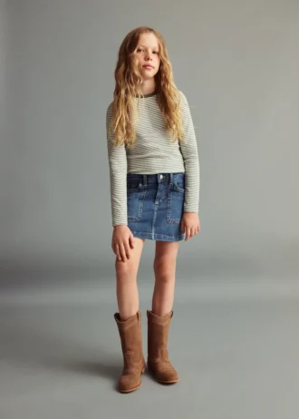 Bawełniana koszulka w paski