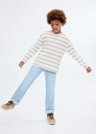 Bawełniana koszulka w paski