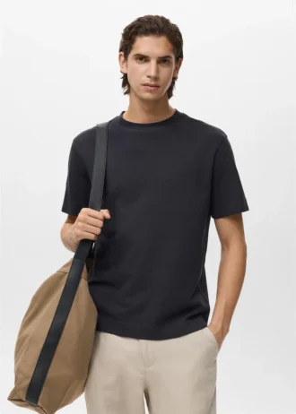 Bawełniana koszulka z cienkiej dzianiny