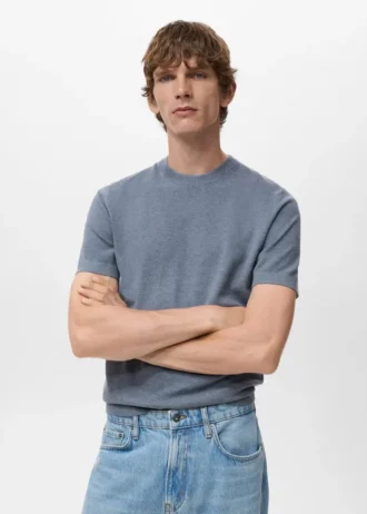 Bawełniana koszulka z cienkiej dzianiny