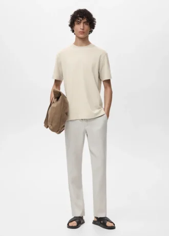 Bawełniana koszulka z cienkiej dzianiny