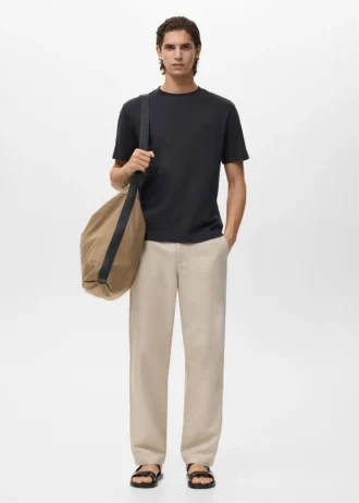 Bawełniana koszulka z cienkiej dzianiny