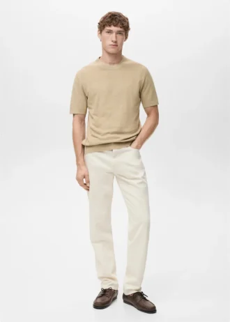 Bawełniana koszulka z cienkiej dzianiny